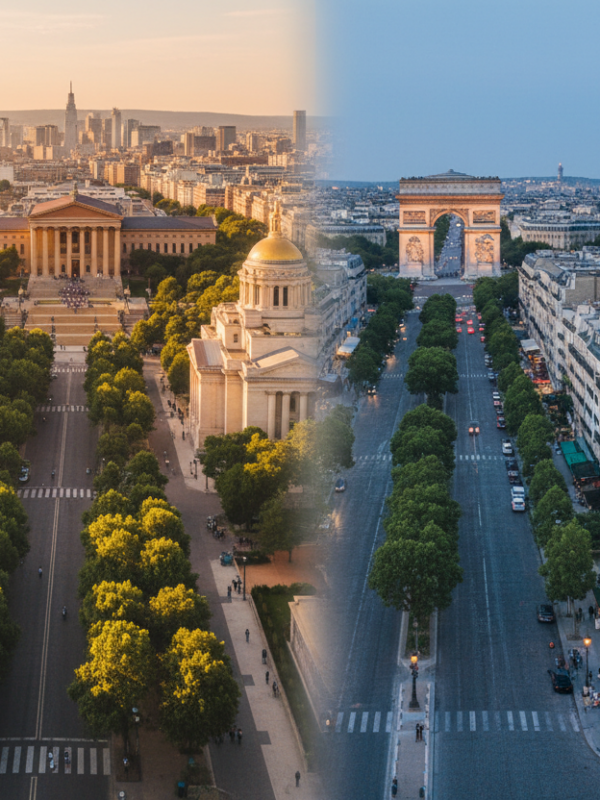 How Philadelphia’s Benjamin Franklin Parkway Compares to Champs-Élysées