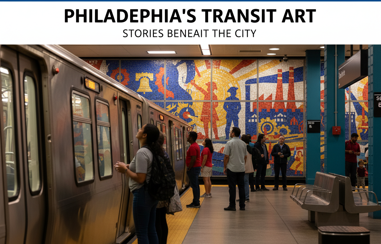 How Philadelphia’s Public Transportation Art Tells the City’s Story