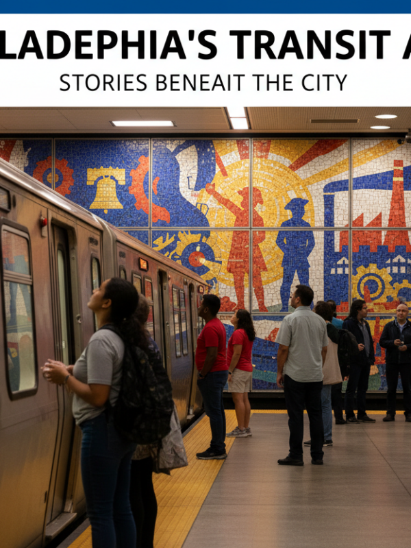 How Philadelphia’s Public Transportation Art Tells the City’s Story
