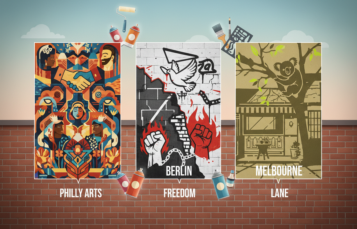 How Philadelphia’s Street Art Scene Compares to Berlin and Melbourne