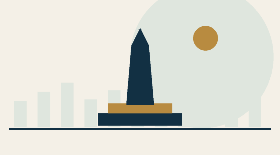 Illustrated history and landmarks category artwork for Philadelphia Beautiful